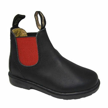 Blundstone(ブランドストーン) スムースレザー サイドゴアブーツ BS581 Kid's 11.0 ブラック×レッド BS581888