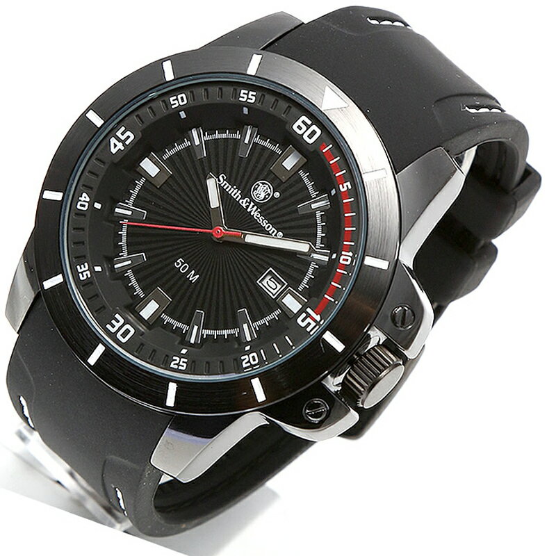 Smith&Wesson(スミス&ウェッソン) TROOPER WATCH(トルーパー ウォッチ) ブラック×ホワイト sww-397-wh