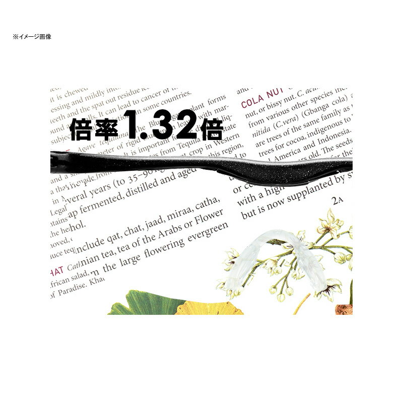 ハズキ 【正規品】ハズキルーペ ラージ クリアレンズ 1.32倍 黒