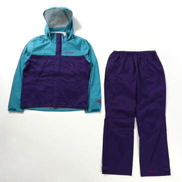 Columbia(コロンビア) Simpson Sanctuary Rainsuit(シンプソン サンクチュアリ レインスーツ) L 324(EMERALD SE) PM0124