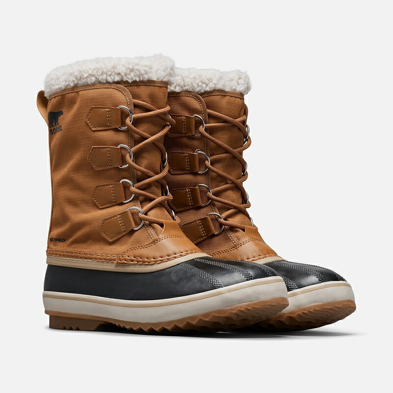 SOREL(\) 1964 PAC NYLON WP(1964 pbNiC EH[^[v[t) 8/26.0cm 224(CAMEL BROWN/BLACK) NM3487