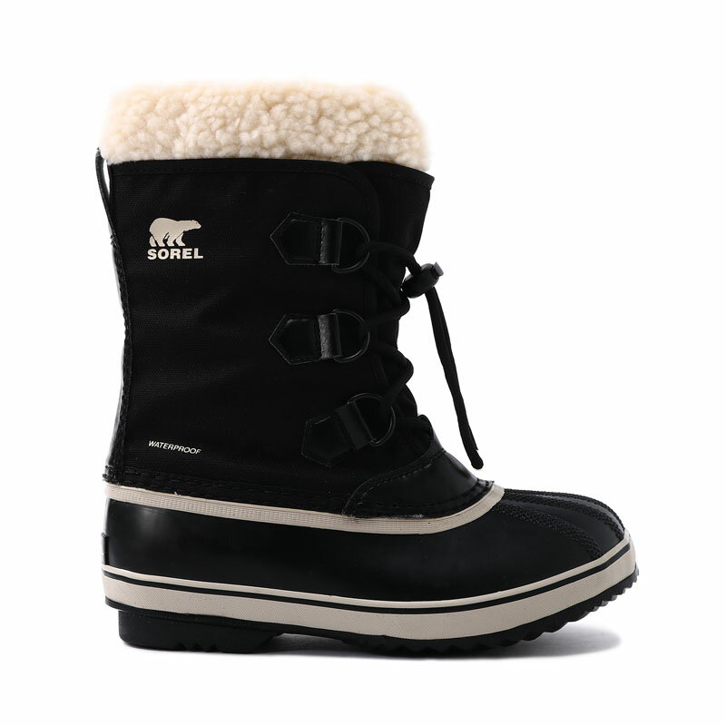 【先着順！最大2000円クーポン配布】 SOREL(ソレル) Yoot Pac Nylon(ユート パック ナイロン) Kid's 4/22.0cm 010(BLACK) NY1962