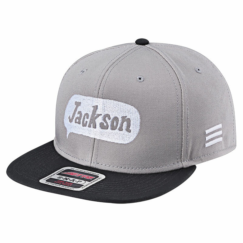 楽天ナチュラム アパレル専門店ジャクソン（Jackson） スナップバックキャップ Baseball CAP Baloonlogo グレー&ブラック