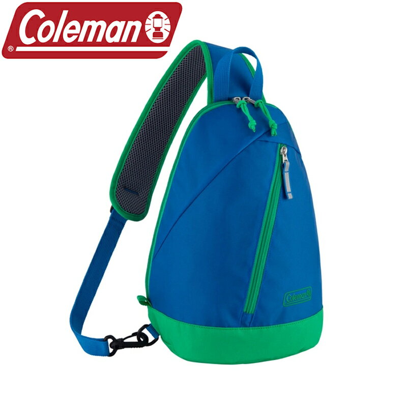 Coleman(コールマン) 【22春夏】スリング バッグ ミニ(SLING BAG MINI キッズ) 約4.5L ブルー×グリーン 2000037833