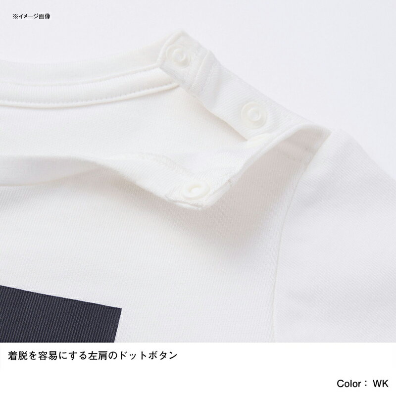THE NORTH FACE(ザ・ノースフェイス) 【21春夏】ショート スリーブ カラード ビッグ ロゴ ティー ベビー 80 MR NTB82023