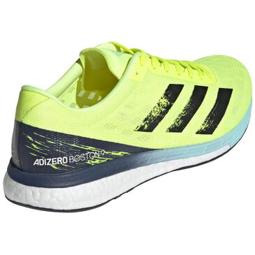 adidas(アディダス) ADIZERO BOSTON 9 M 29.0cm ソーラーイエロー×コアブラック×クリアアクア ADJ-H68740-290