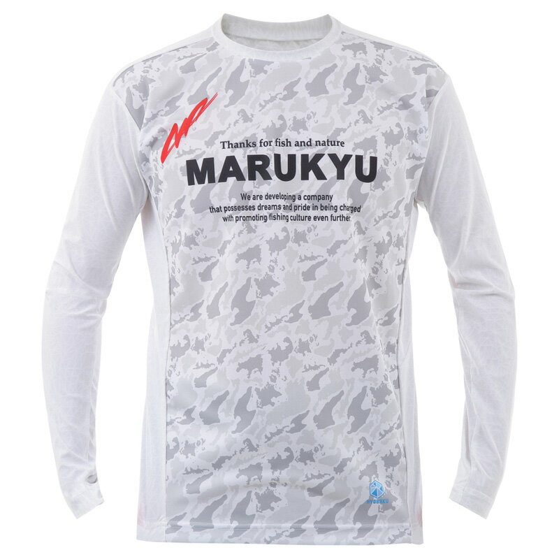 マルキュー(MARUKYU) 氷瀑ロングTシャツ MQ-01 M ホワイトカモ 18038