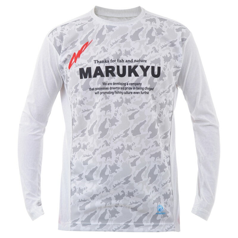 マルキュー(MARUKYU) 氷瀑ロングTシャツ MQ-01 L ホワイトカモ 18039