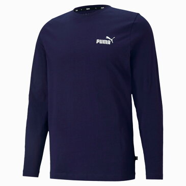 PUMA(プーマ) ESS NO. 1 ロゴ LS Tシャツ メンズ XL 06(ピーコート) 589027