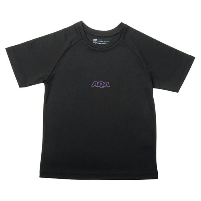 AQA(エーキューエー) ジュニア ラッシュTシャツ 130 ブラック(01) KW4635