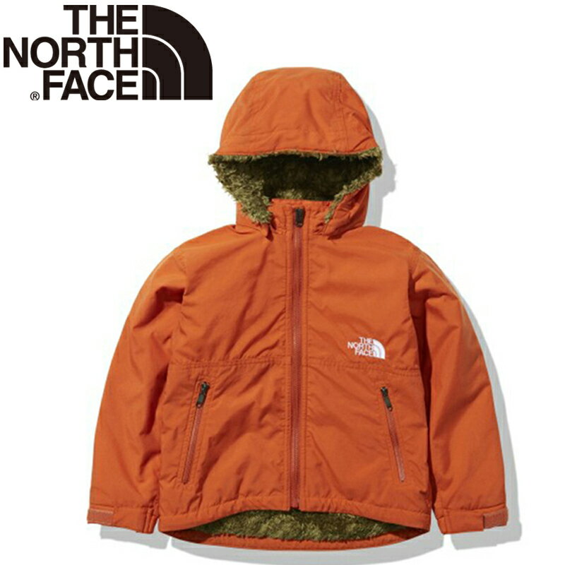 THE NORTH FACE(ザ・ノース・フェイス) K COMPACT NOMAD JACKET(コンパクト ノマド ジャケット)キッズ 140 バーントオーチャー(BH) NPJ72036