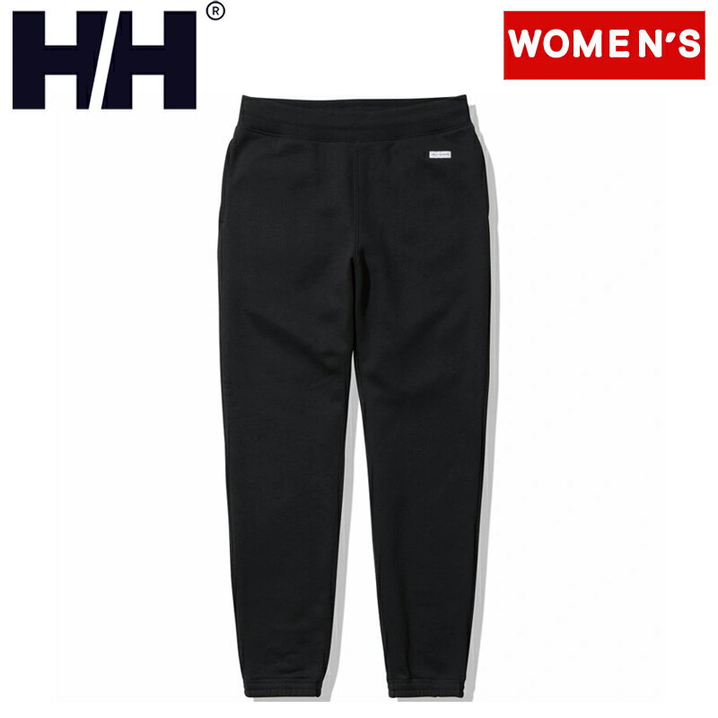 HELLY HANSEN(ヘリーハンセン) W HH LOGO SWEAT PANTS(HH ロゴ スウェット パンツ)ウィメンズ WL ブラック(K) HE22160