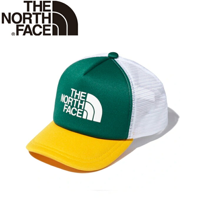 THE NORTH FACE(ザ・ノース・フェイス) 【22春夏】Kid's LOGO MESH CAP(ロゴ メッシュ キャップ)キッズ KM エバーグリーン(EV) NNJ01911