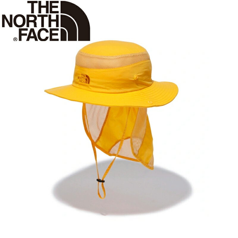 THE NORTH FACE(ザ・ノース・フェイス) 【22春夏】Kid's SUNSHIELD HAT(サンシールド ハット)キッズ KS サミットゴールド(SG) NNJ02007