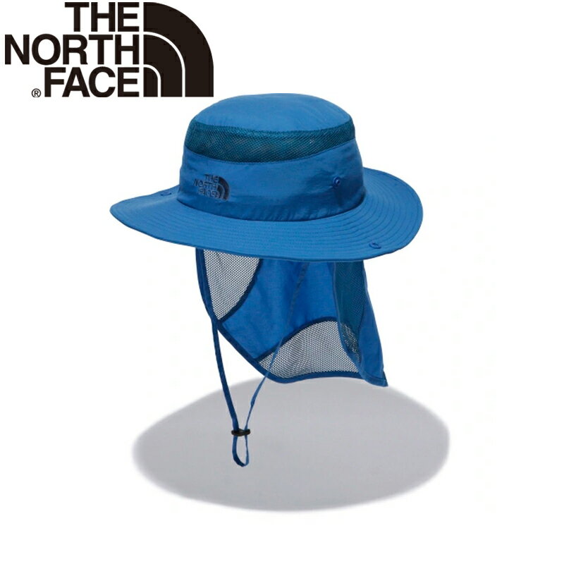 THE NORTH FACE(ザ・ノース・フェイス) 【22春夏】Kid's SUNSHIELD HAT(サンシールド ハット)キッズ KS バンフブルー(BF) NNJ02007