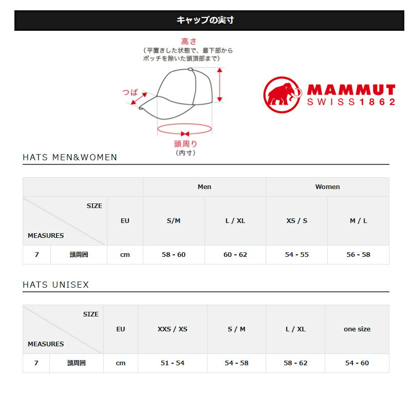 MAMMUT(マムート) 【22春夏】Crag Cap Logo S-M 4584(iguana) 1191-01340