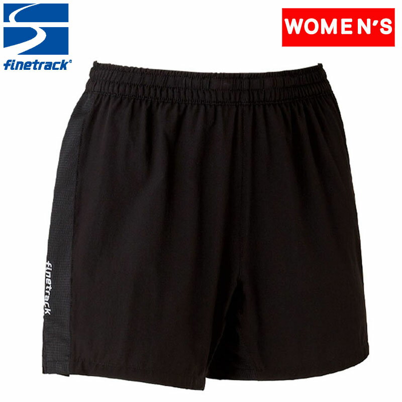 ファイントラック(finetrack) SKYTRAIL BREATH SHORTS(スカイトレイル ブレスショーツ)ウィメンズ L BLCK(ブラック) FBW1002