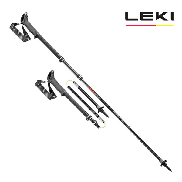 LEKI(レキ) 【24春夏】MAKALU FX CARBON AS(マカルー FX カーボン AS) 110～130cm 100(グレー) 1300446