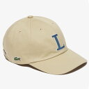 LACOSTE(ラコステ) 【25春夏】コットンツイルLロゴキャップ FREE 006(ベージュ) RK1251J-99