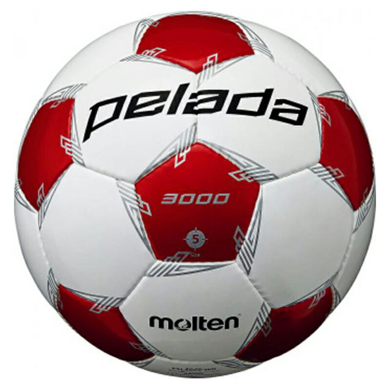モルテン(molten) サッカーボール5号球 ペレーダ3000 5号球 ホワイト×メタリックレッド F5L3000WR安売り サッカー 用品 セール