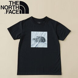 THE NORTH FACE(ザ・ノース・フェイス) S/S A DROP SQUARE LOGO TEE アドロップスクエアロゴティーキッズ 110cm ブラック(K) NTJ32248