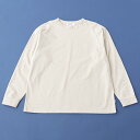 GYMPHLEX(ジムフレックス) クルーネック ロングスリーブ Tシャツ メンズ L オイスターシェル #GY-C0169 BIN