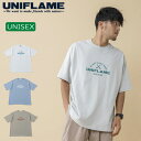 ユニフレーム(UNIFLAME) 【ユニフレーム×ナチュラム】9.1オンス マグナムウェイト STプリント Tシャツ XL フロスグレー URNT-14(4)