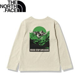 THE NORTH FACE(ザ・ノース・フェイス) K L/S FIREFLY TEE(ロングスリーブ ファイヤーフライ ティー)キッズ 100cm サンドストーン(SS) NTJ32243