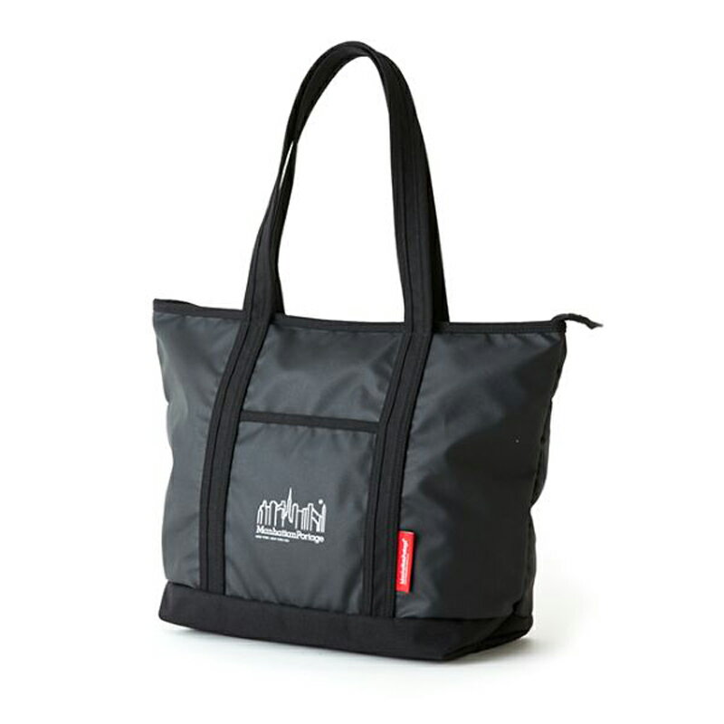 Manhattan Portage(マンハッタンポーテージ) MP Logo Printed Cherry Hill Tote Bag 1001(BLK×WHT) MP1306ZP