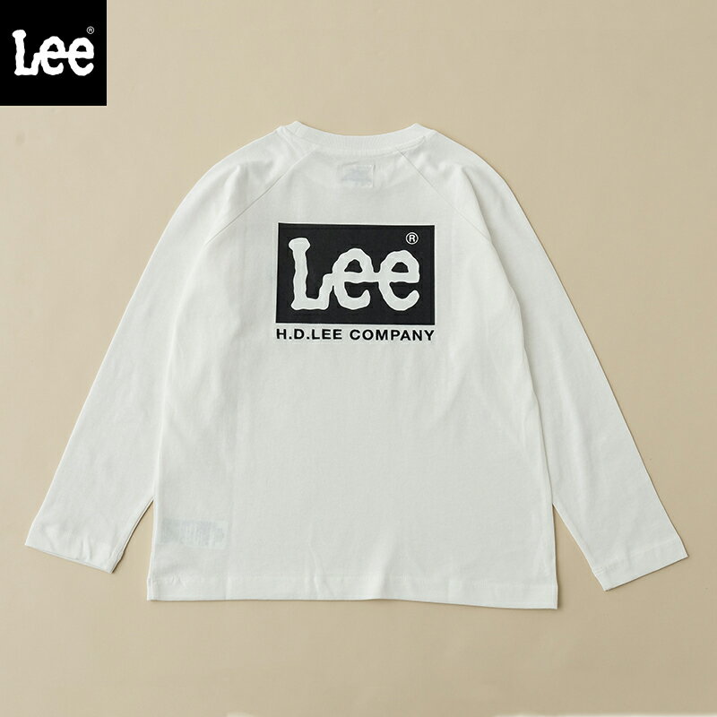 Lee(リー) BACK PRINT L/S TEE 130cm WHITE LK0771-318