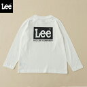 Lee([) BACK PRINT L/S TEE 140cm WHITE LK0771-318