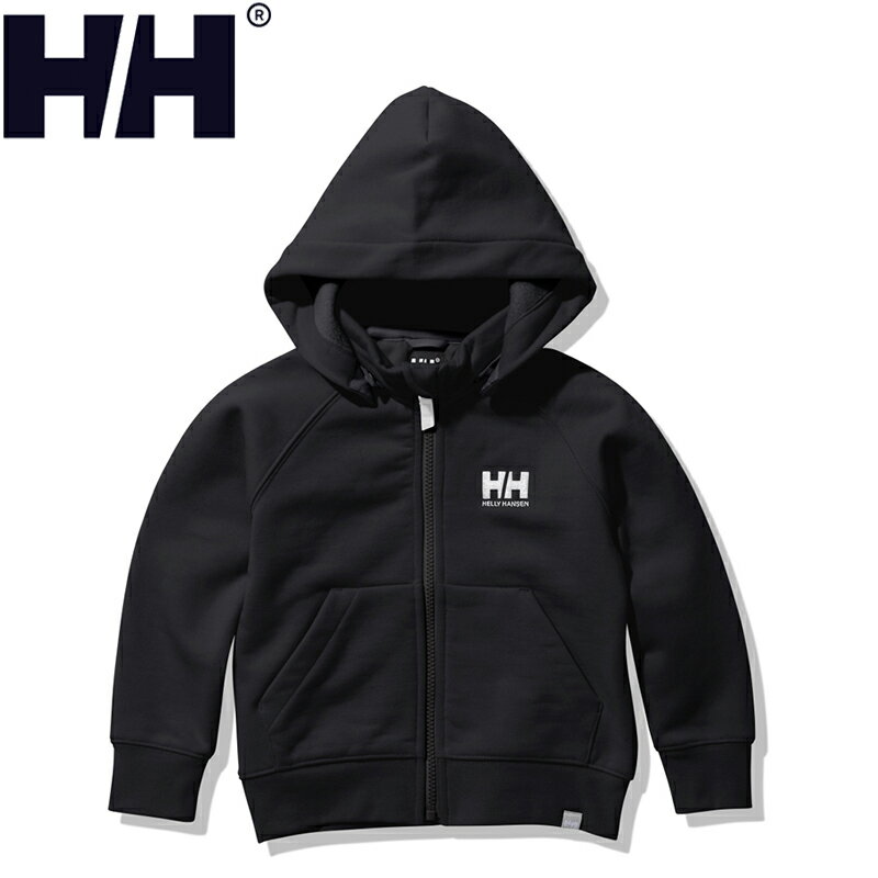 HELLY HANSEN(ヘリーハンセン) K LOGO FZ SWEAT HD(ロゴ フルジップ スウェット フーディー)キッズ 150cm K HJ32252