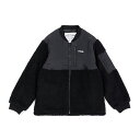 POLeR(|[[) SWITCHING BOA JACKET(XEBb`O {A WPbg) L BLACK~BLACK 223MCV0013-BLK