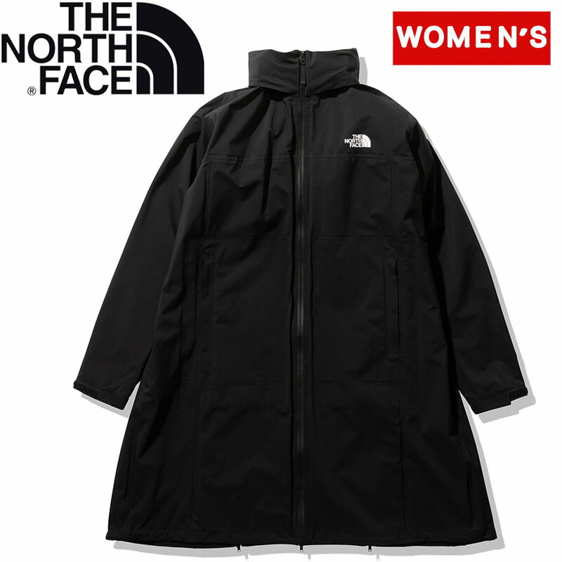 楽天ナチュラム アパレル専門店THE NORTH FACE（ザ・ノース・フェイス） Women's マタニティ ピッカパック レインコート ウィメンズ L ブラック（K） NPM62220