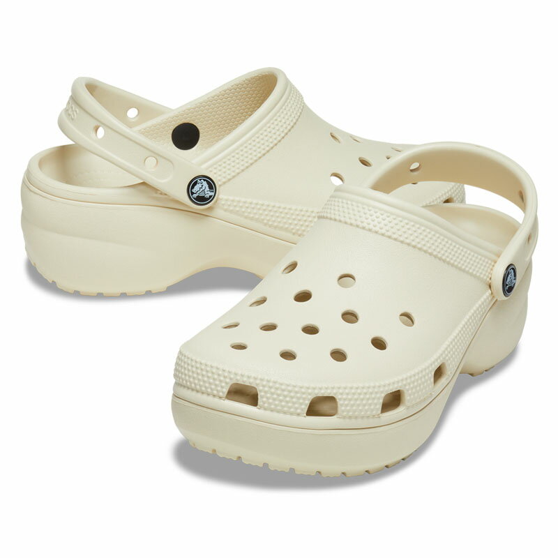 CROCS(クロックス) CLASSIC PLATFORM CLOG W(クラシックプラットフォームクロッグ W) 23cm(W7) Bone 206750