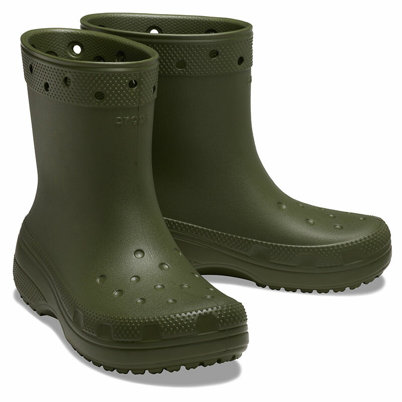 CROCS(NbNX) y24tāzCLASSIC RAIN BOOT(NVbN Cu[c) 26cm(M8) Army Green 208363