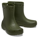 CROCS(クロックス) 【24春夏】CLASSIC RAIN BOOT(クラシック レインブーツ) 26cm(M8) Army Green 208363の商品画像