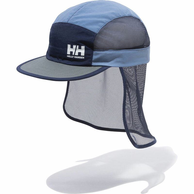 HELLY HANSEN(ヘリーハンセン) K AMPHIBIOUS MESH CAP(キッズ アンヒビアス メッシュキャップ) KF ヘリーブルー×フォグブルー(HF) HCJ92300