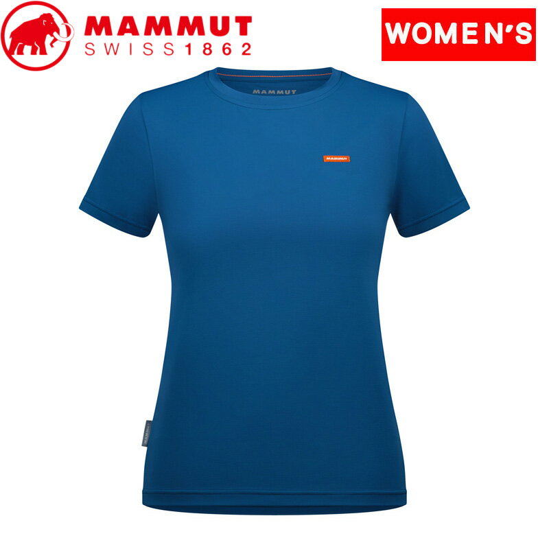 マムート アウトドアウェア レディース MAMMUT(マムート) Mammut Essential T-Shirt AF Women's M 50563(deep ice PRT2) 1017-05090