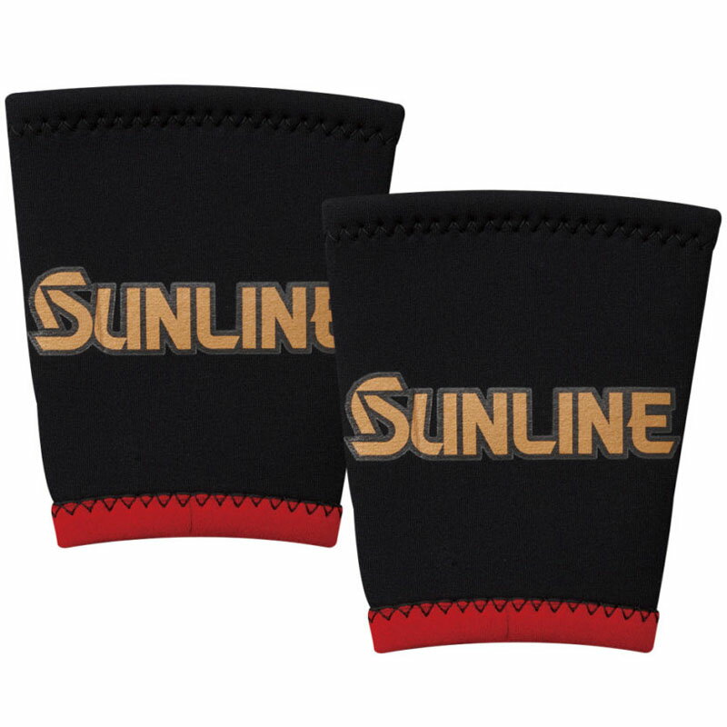 サンライン(SUNLINE) リストバンド サンラインマーク M ブラック SUN-1102