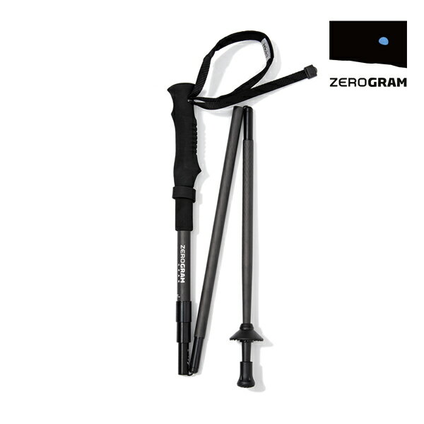 ZEROGRAM([O) ZERO CARBON 130 FOLDING TREKKING POLE(120-130cm) 120`130cm BLACK