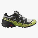 SALOMON(サロモン) SPEEDCROSS 6 GORE-TEX(スピードクロス 6 ゴアテックス) 26.5cm L.ROCK/BLACK/S.LIME L47171000