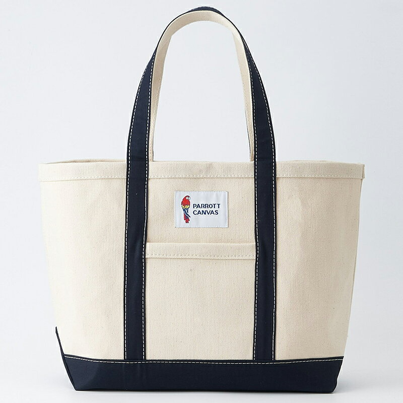 PARROTT CANVAS(パロットキャンバス) グリーンビル クラシックトート ミディアム NAVY PC22255005