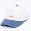 POLeR(ポーラー) FURRY FONT CHAMBRAY DAD CAP ONE SIZE WHITE 231MCV0014-WHT