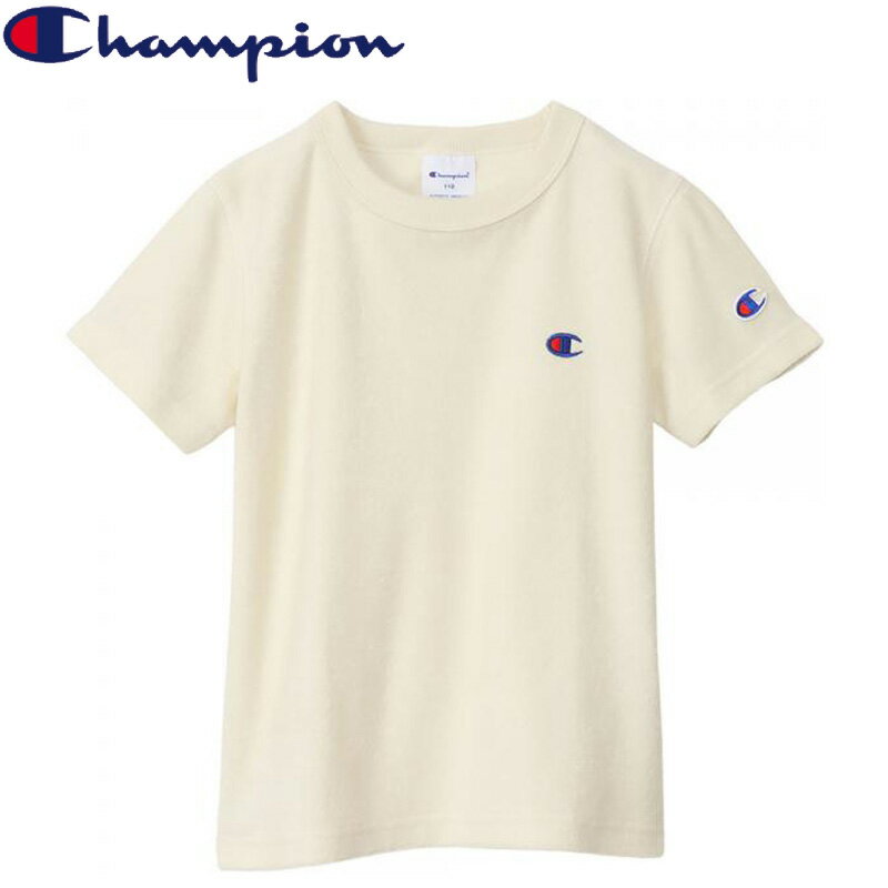 Champion(チャンピオン) Kid's SHORT SLEEVE T-SHIRT CKX302 キッズ 130cm IVORY(034) CKX302