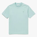 LACOSTE(ラコステ) アウトライン クロック クルーネック Tシャツ メンズ 5(Lサイズ) ライトグリーン TH583099