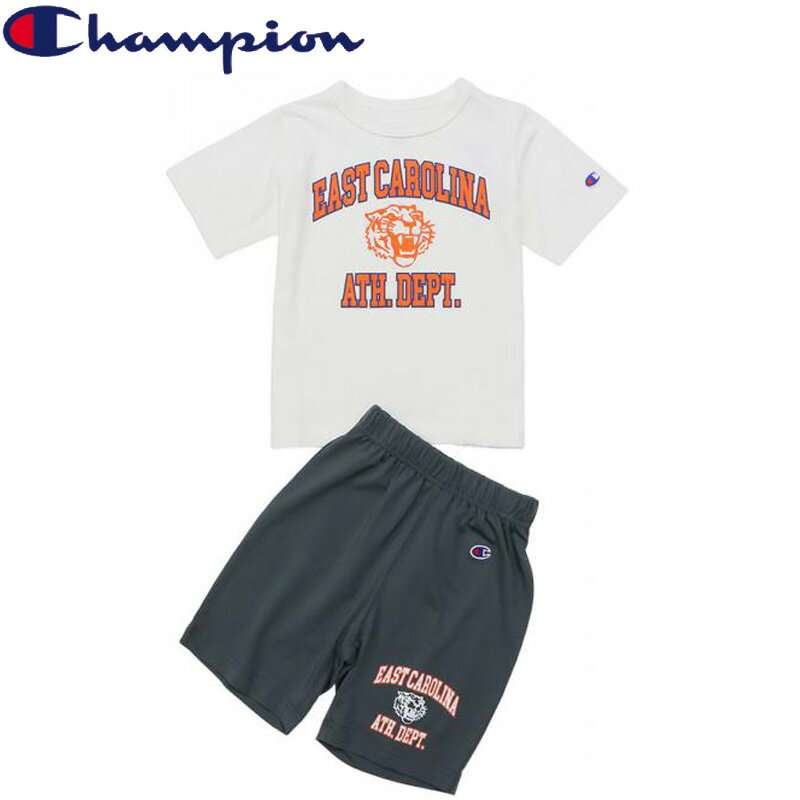 Champion(チャンピオン) Kid's T-SUIT SET CKXW02 キッズ 140cm WHITE(010) CKXW02