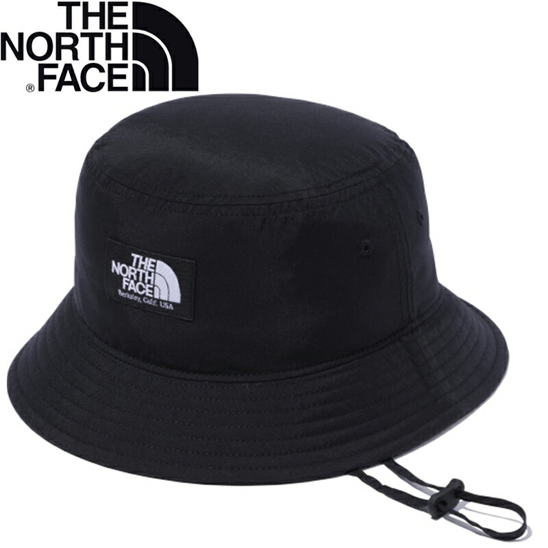 楽天ナチュラム アパレル専門店THE NORTH FACE（ザ・ノース・フェイス） 【24春夏】K CAMP SIDE HAT（キッズ キャンプ サイド ハット） KM ブラック（K） NNJ02314