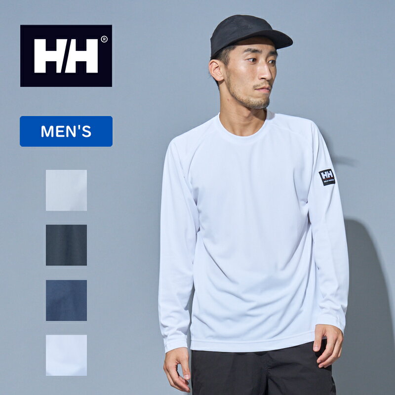 ヘリーハンセン アウトドアウェア レディース HELLY HANSEN(ヘリーハンセン) 【24春夏】ロングスリーブ チーム ドライ ティー L ホワイト(W) HH32301