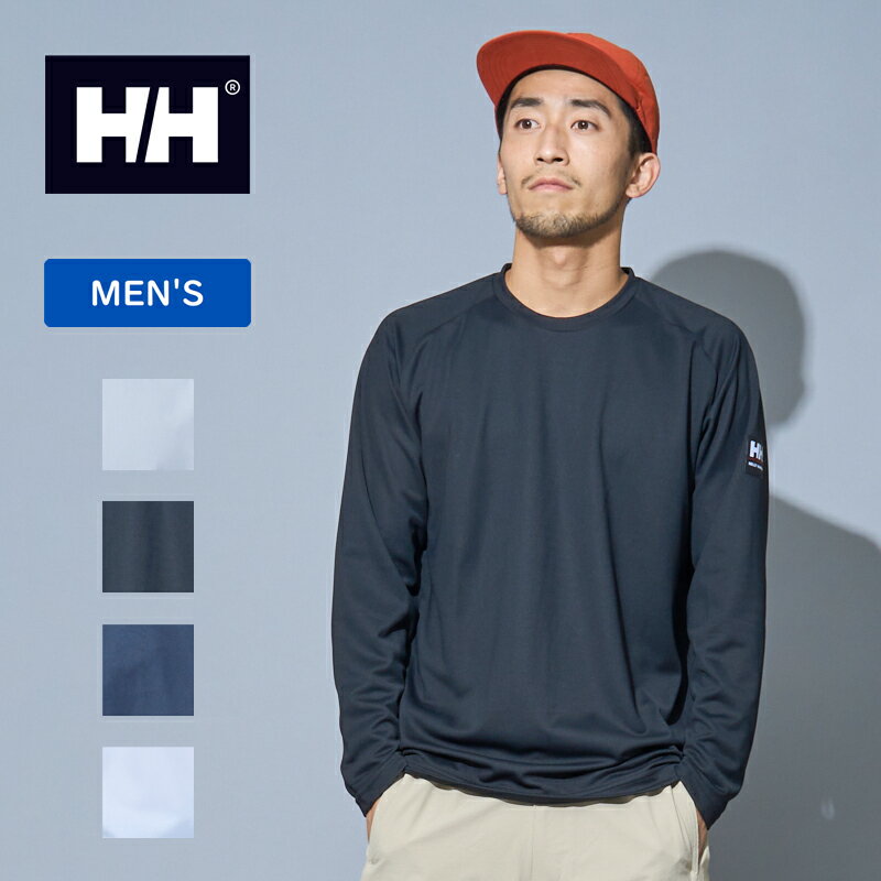 ヘリーハンセン アウトドアウェア レディース HELLY HANSEN(ヘリーハンセン) 【24春夏】ロングスリーブ チーム ドライ ティー M ブラック(K) HH32301